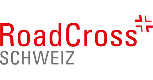Logo von RoadCross Schweiz, der unabhängigen Stiftung für Verkehrssicherheit